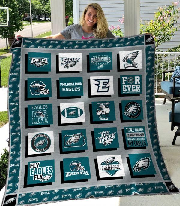 Philadelphia Eagles Quilt Blanket Ver 04 Philadelphia Eagles Quilt Blanket Ver 04