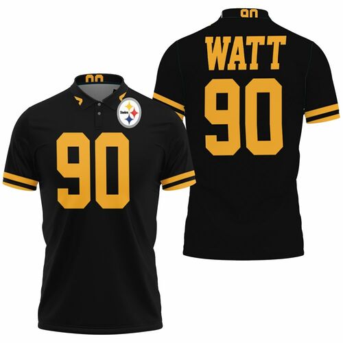 Pittsburgh Steelers Color Rush Limited T J Watt Jersey Inspired Style Polo Shirt Model A28215 All Over Print Shirt 3d T-shirt Pittsburgh Steelers Color Rush Limited T J Watt Jersey Inspired Style Polo Shirt Model A28215 All Over Print Shirt 3d T-shirt