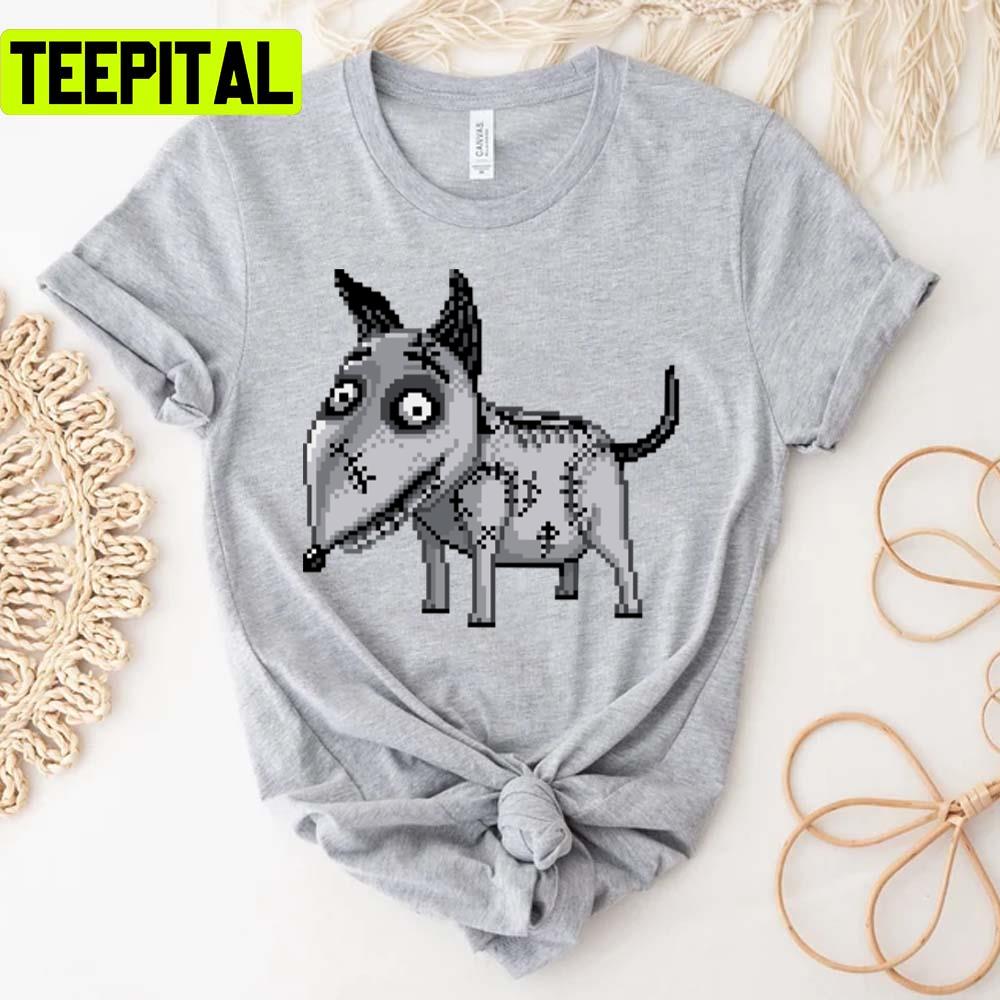 Pixel Art Sparky Frankenweenie Unisex T-Shirt Pixel Art Sparky Frankenweenie Unisex T-Shirt