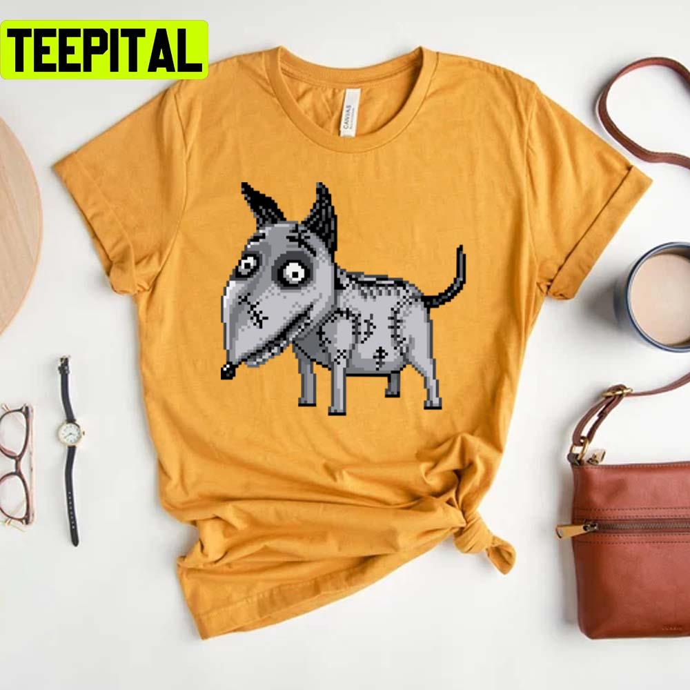 Pixel Art Sparky Frankenweenie Unisex T-Shirt Pixel Art Sparky Frankenweenie Unisex T-Shirt