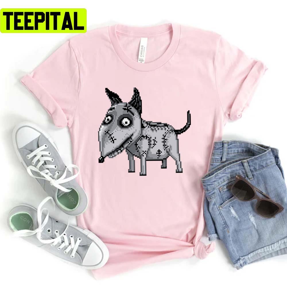 Pixel Art Sparky Frankenweenie Unisex T-Shirt Pixel Art Sparky Frankenweenie Unisex T-Shirt
