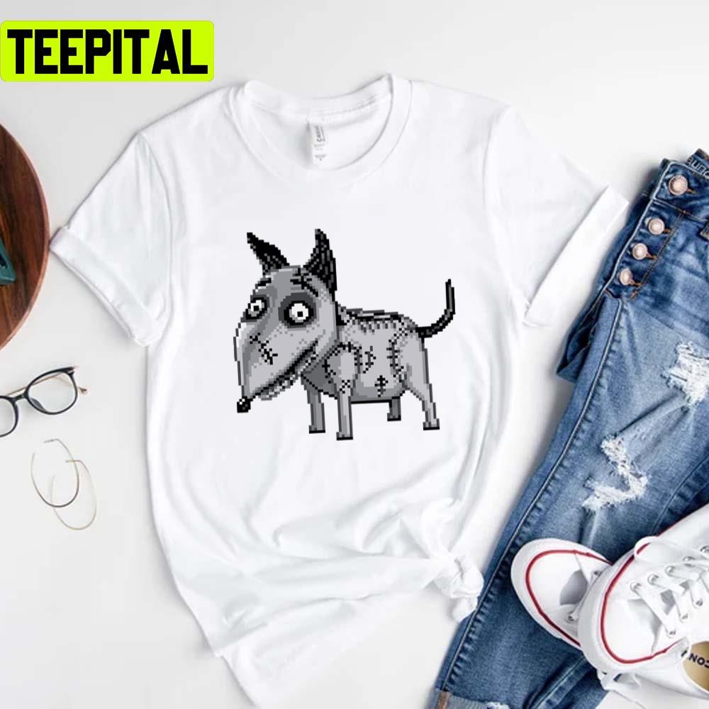 Pixel Art Sparky Frankenweenie Unisex T-Shirt Pixel Art Sparky Frankenweenie Unisex T-Shirt