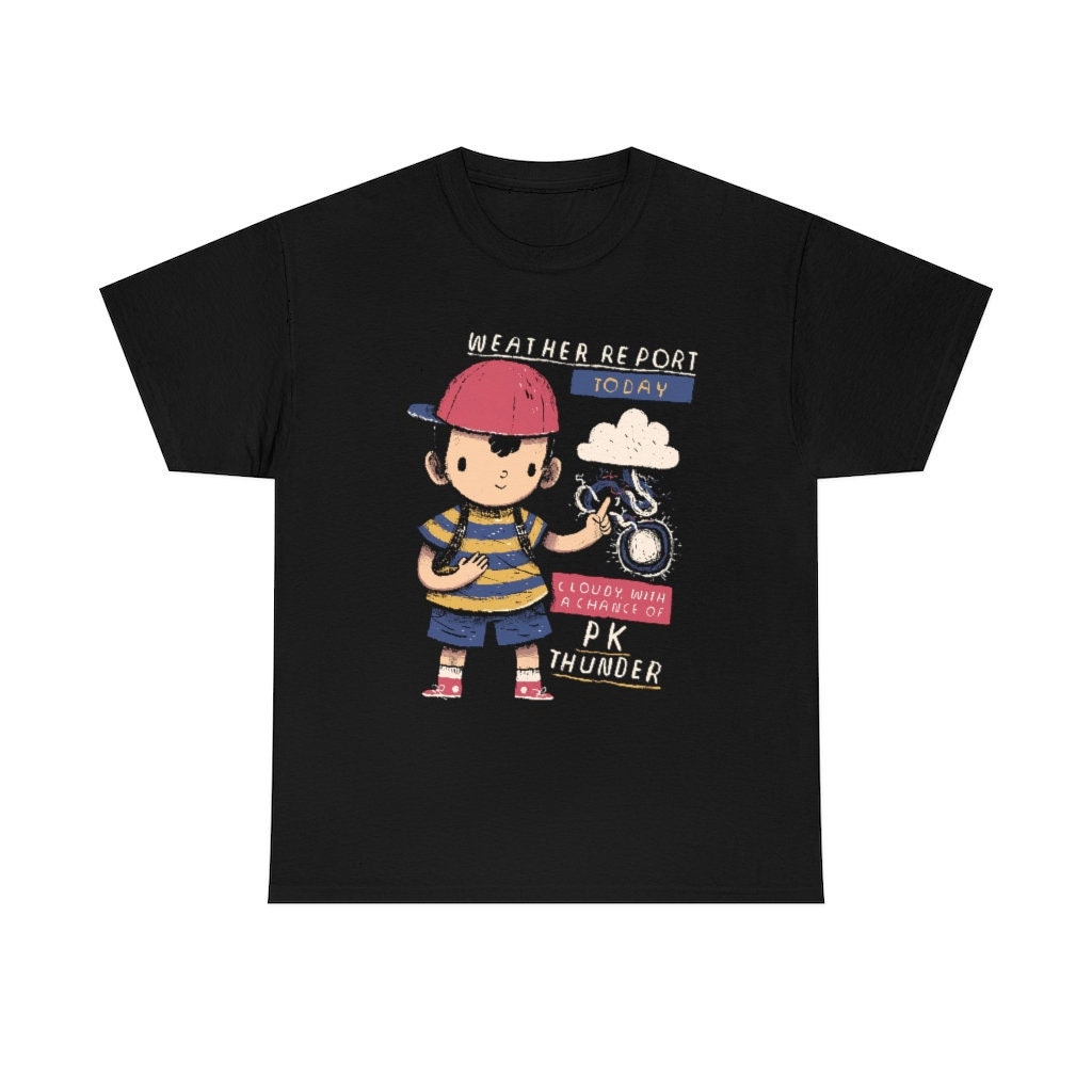 Pk Thunder Ness Super Smash Brothers Unisex T-Shirt Pk Thunder Ness Super Smash Brothers Unisex T-Shirt