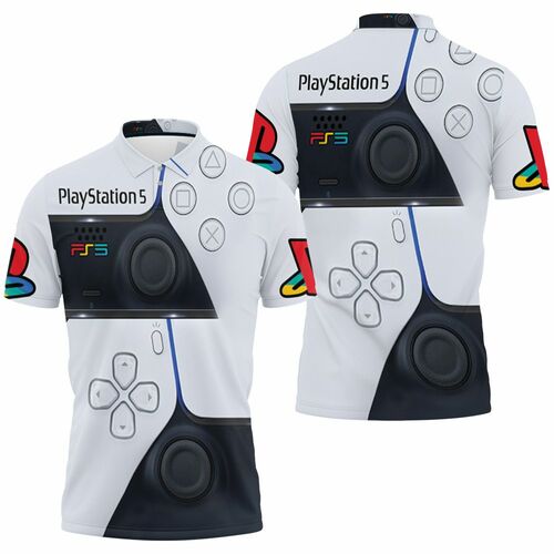 Playstation 5 Gaming Controller Design Pattern For Gamer 3d Polo Shirt Model A32364 All Over Print Shirt 3d T-shirt Playstation 5 Gaming Controller Design Pattern For Gamer 3d Polo Shirt Model A32364 All Over Print Shirt 3d T-shirt