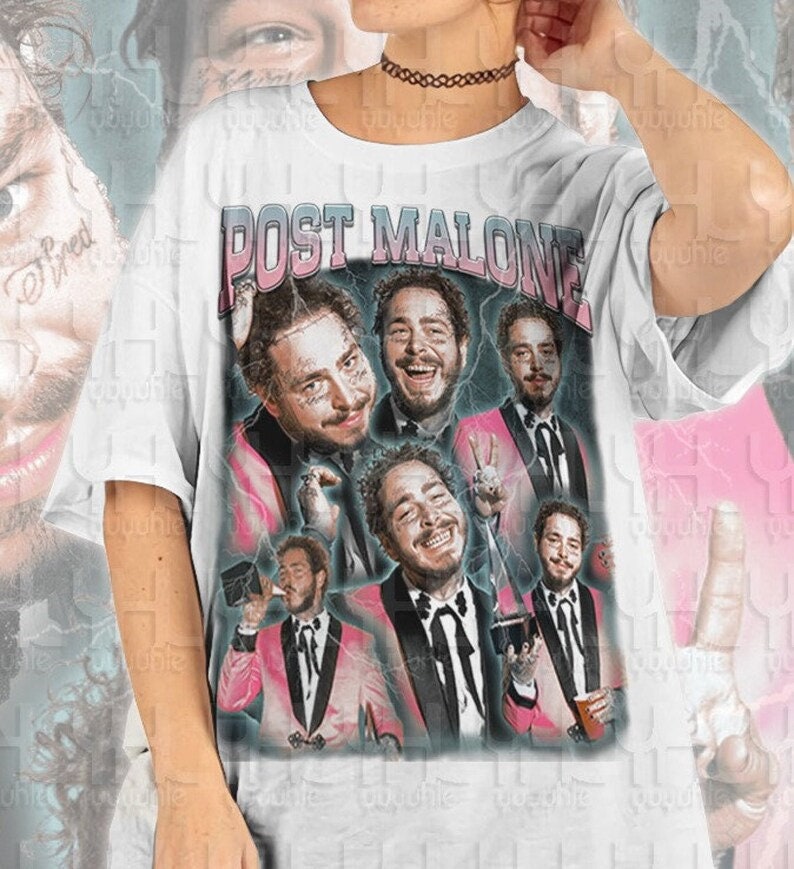 Post Malone Graphic Rap Hip Hop Unisex T-Shirt Post Malone Graphic Rap Hip Hop Unisex T-Shirt