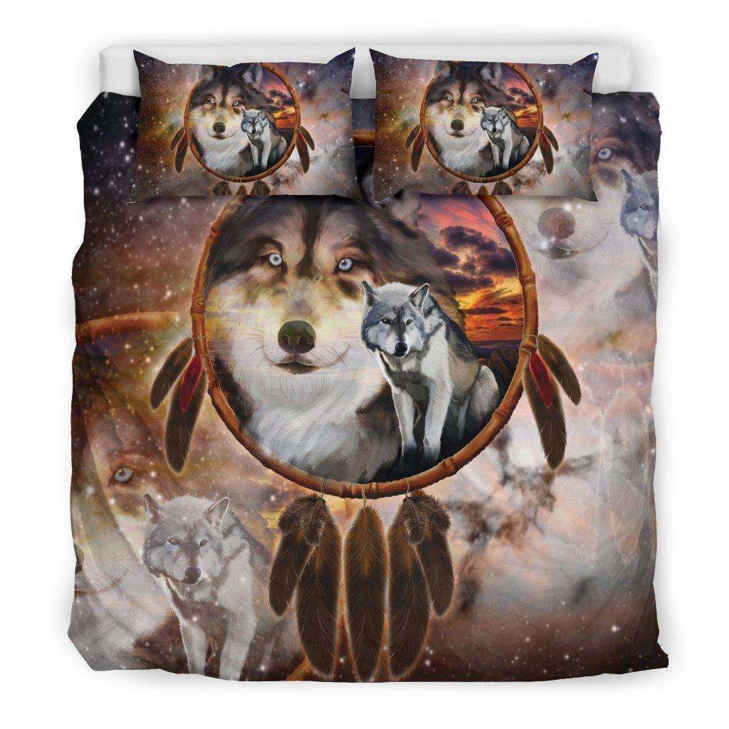 Premium Charmed Wolf Cotton Bedding Sets Premium Charmed Wolf Cotton Bedding Sets