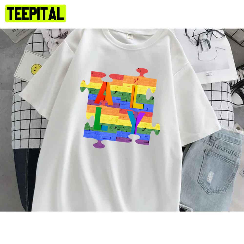 Pride Allyship Pride Month Unisex T-Shirt Pride Allyship Pride Month Unisex T-Shirt