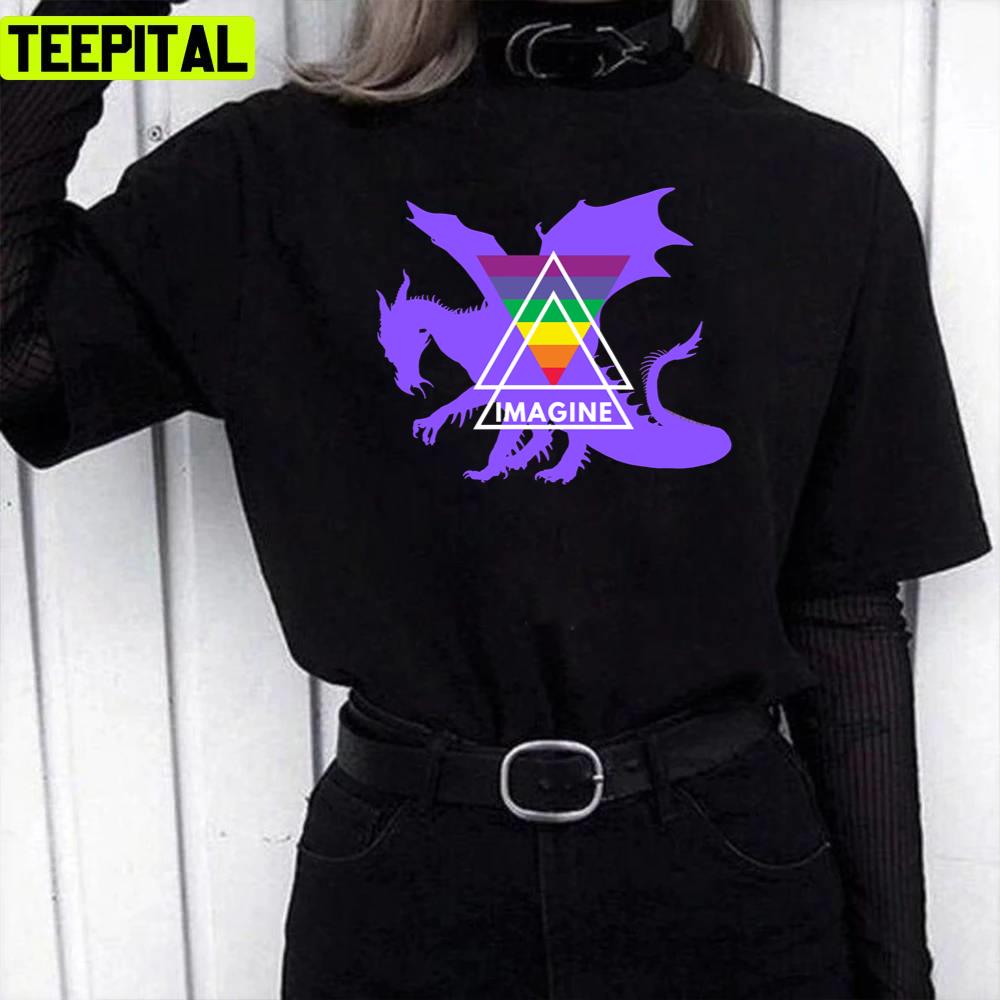 Purple Art Enemy Believer Imagine Dragon Unisex T-Shirt Purple Art Enemy Believer Imagine Dragon Unisex T-Shirt