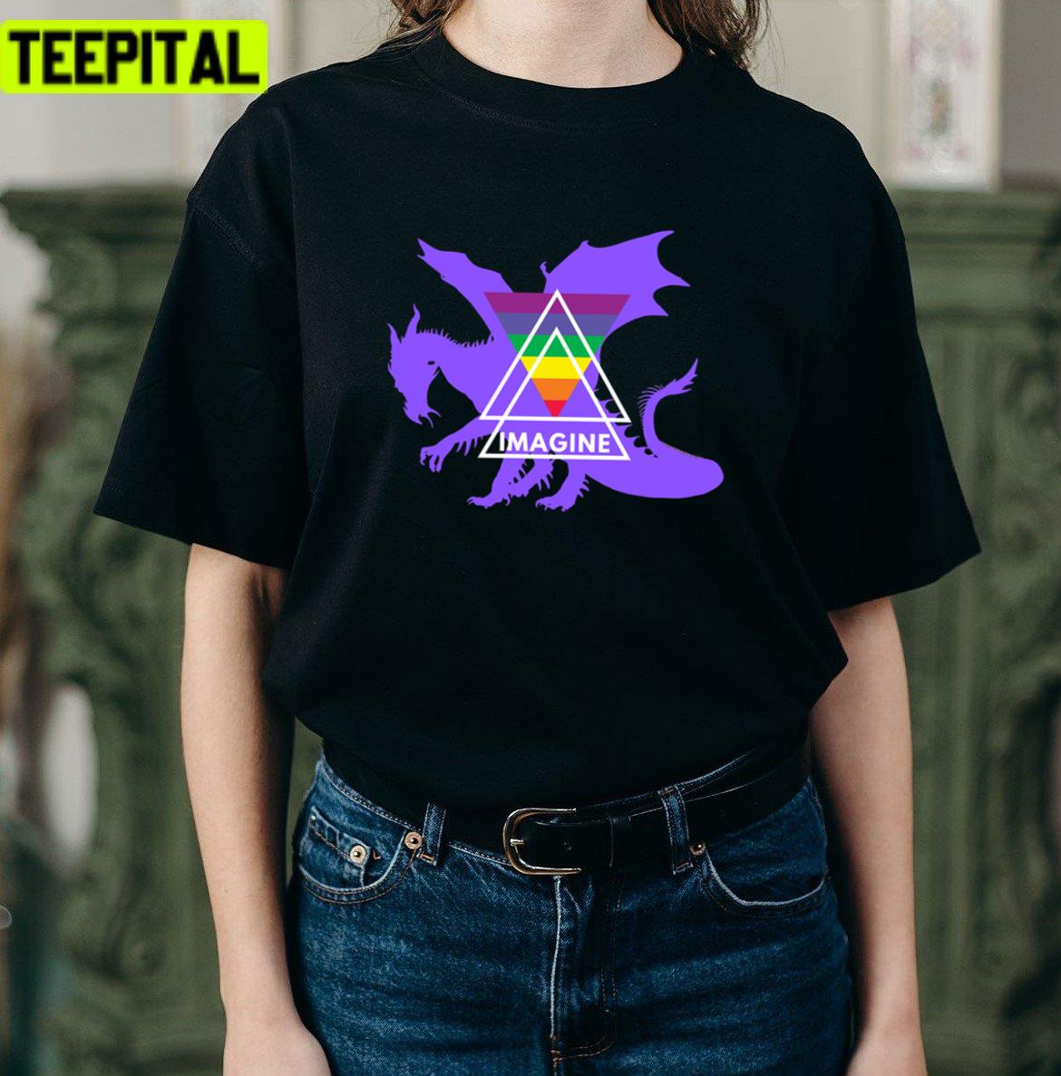 Purple Art Enemy Believer Imagine Dragon Unisex T-Shirt Purple Art Enemy Believer Imagine Dragon Unisex T-Shirt