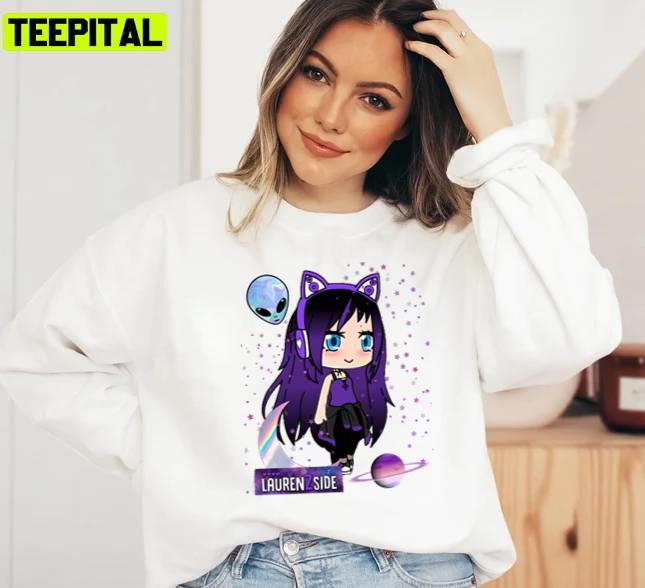 Purple Hair Youtuber Laurenzside Unisex Sweatshirt Purple Hair Youtuber Laurenzside Unisex Sweatshirt