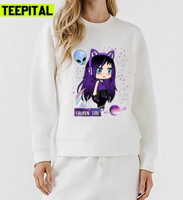 Purple Hair Youtuber Laurenzside Unisex Sweatshirt Purple Hair Youtuber Laurenzside Unisex Sweatshirt