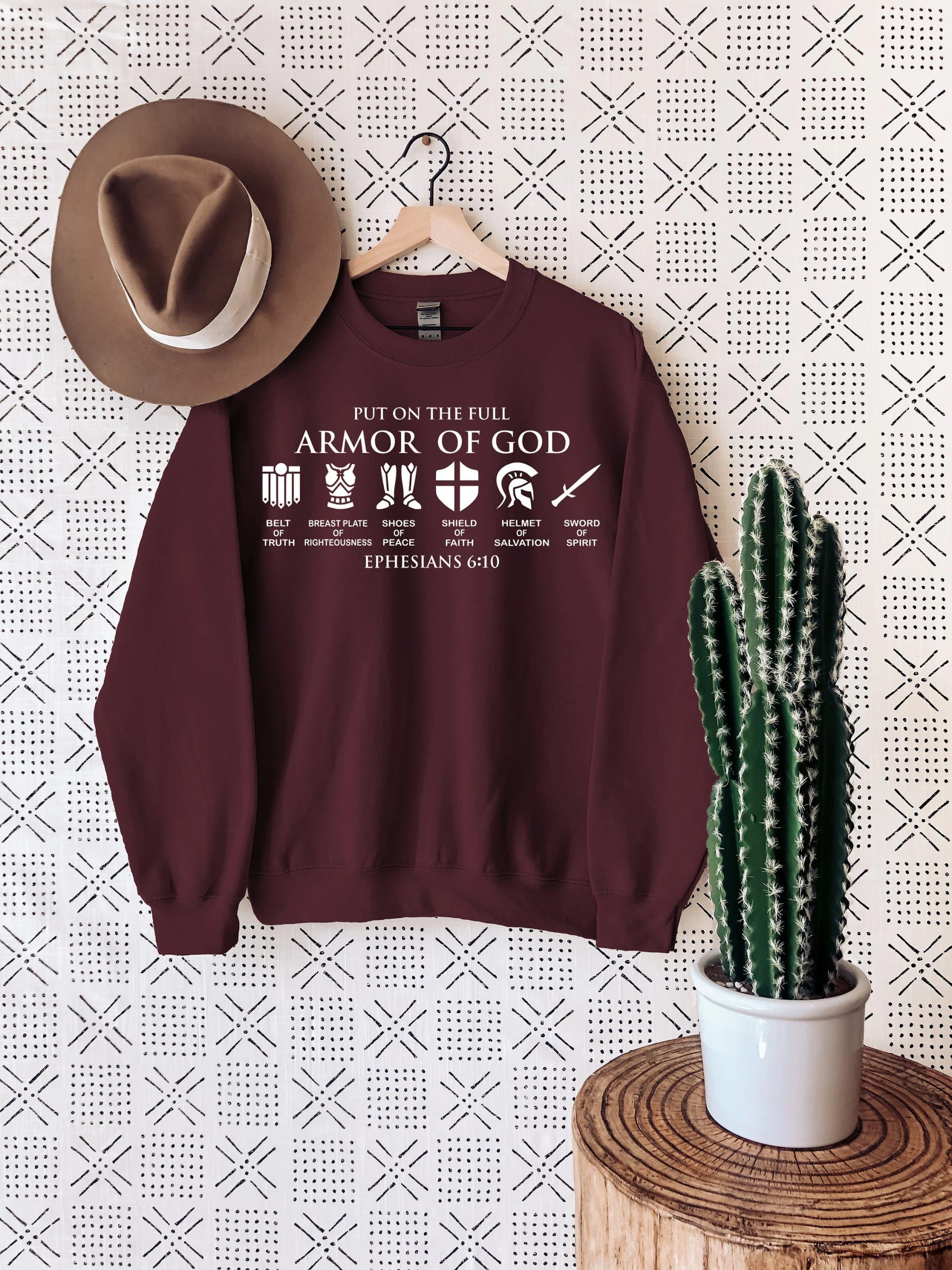 Put On The Full Armor Of God Unisex Sweatshirt Put On The Full Armor Of God Unisex Sweatshirt