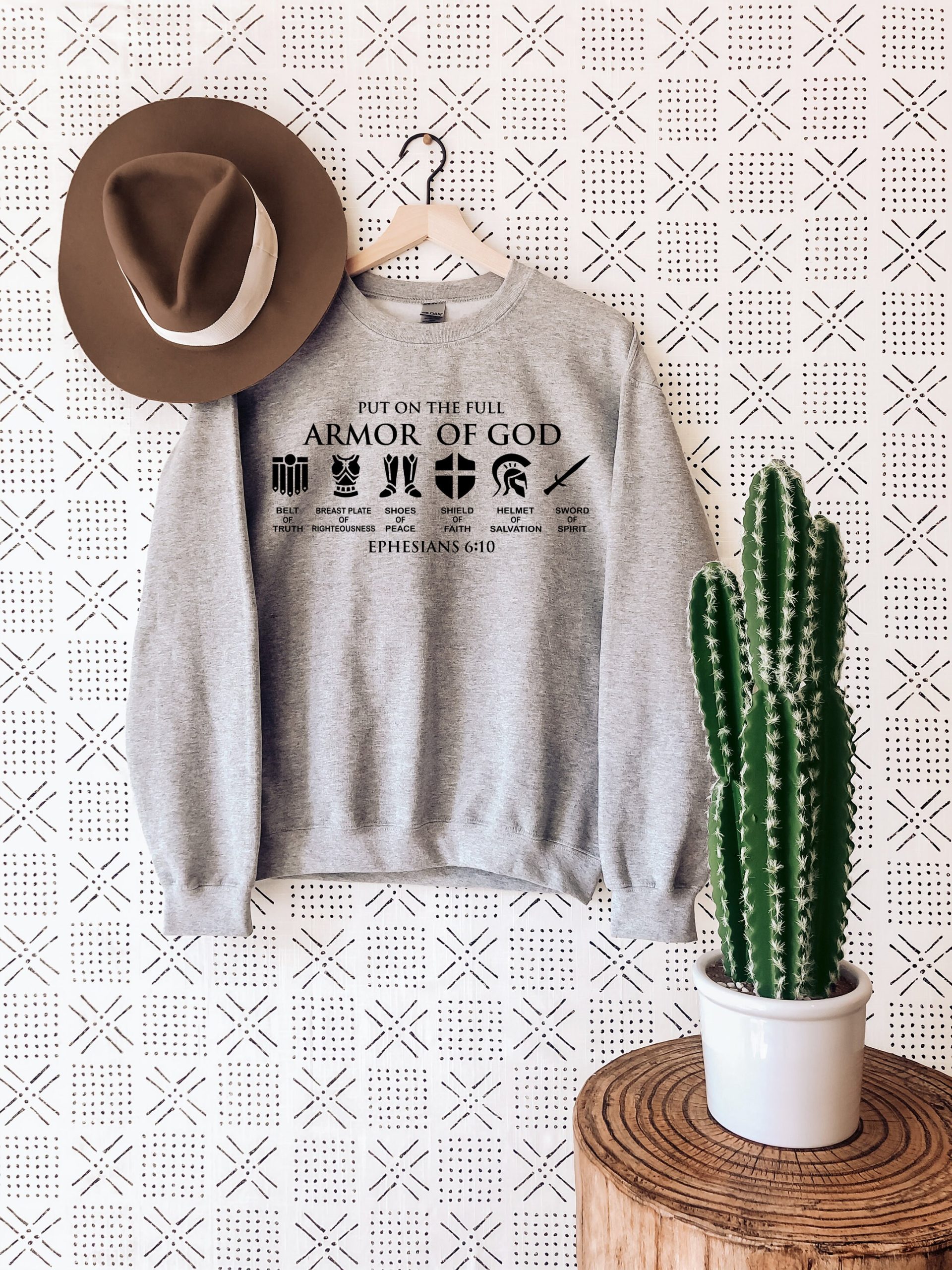 Put On The Full Armor Of God Unisex Sweatshirt Put On The Full Armor Of God Unisex Sweatshirt