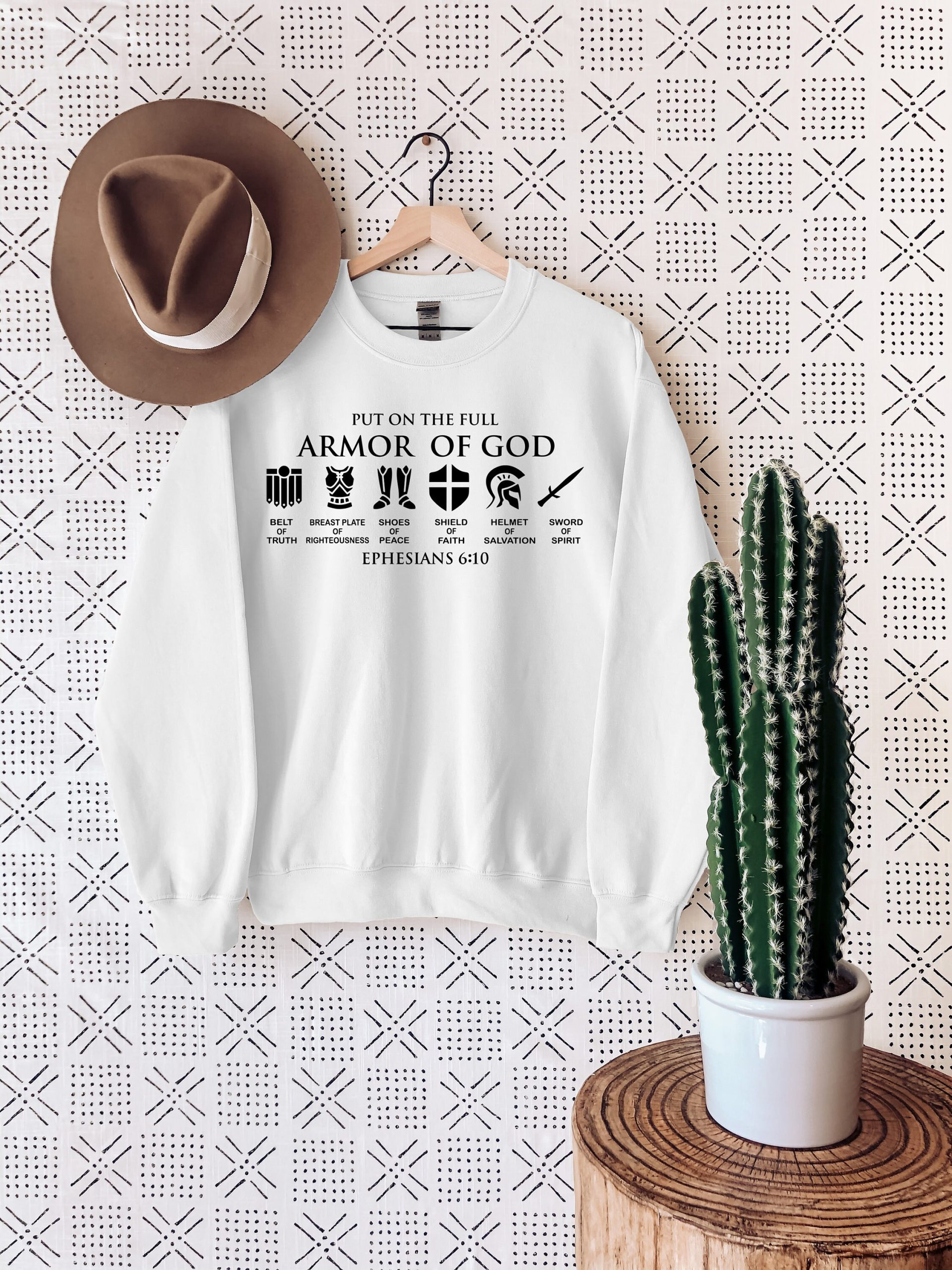 Put On The Full Armor Of God Unisex Sweatshirt Put On The Full Armor Of God Unisex Sweatshirt