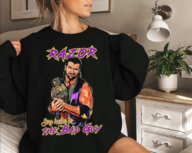 Razor Ramon Say Hello To The Bad Guy Unisex T-Shirt Razor Ramon Say Hello To The Bad Guy Unisex T-Shirt