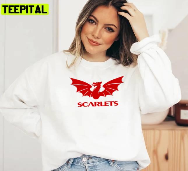 Red Dragon Logo Yma O Hyd Unisex Sweatshirt Red Dragon Logo Yma O Hyd Unisex Sweatshirt