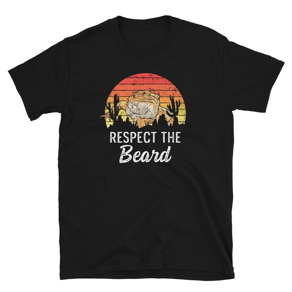 Respect The Beard Retro Dragon T-Shirt Respect The Beard Retro Dragon T-Shirt