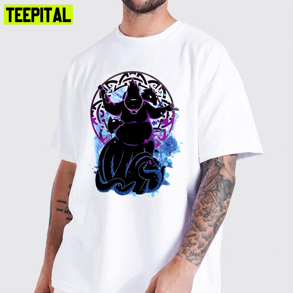 Retro Art Ursula The Little Mermaid Unisex T-Shirt Retro Art Ursula The Little Mermaid Unisex T-Shirt