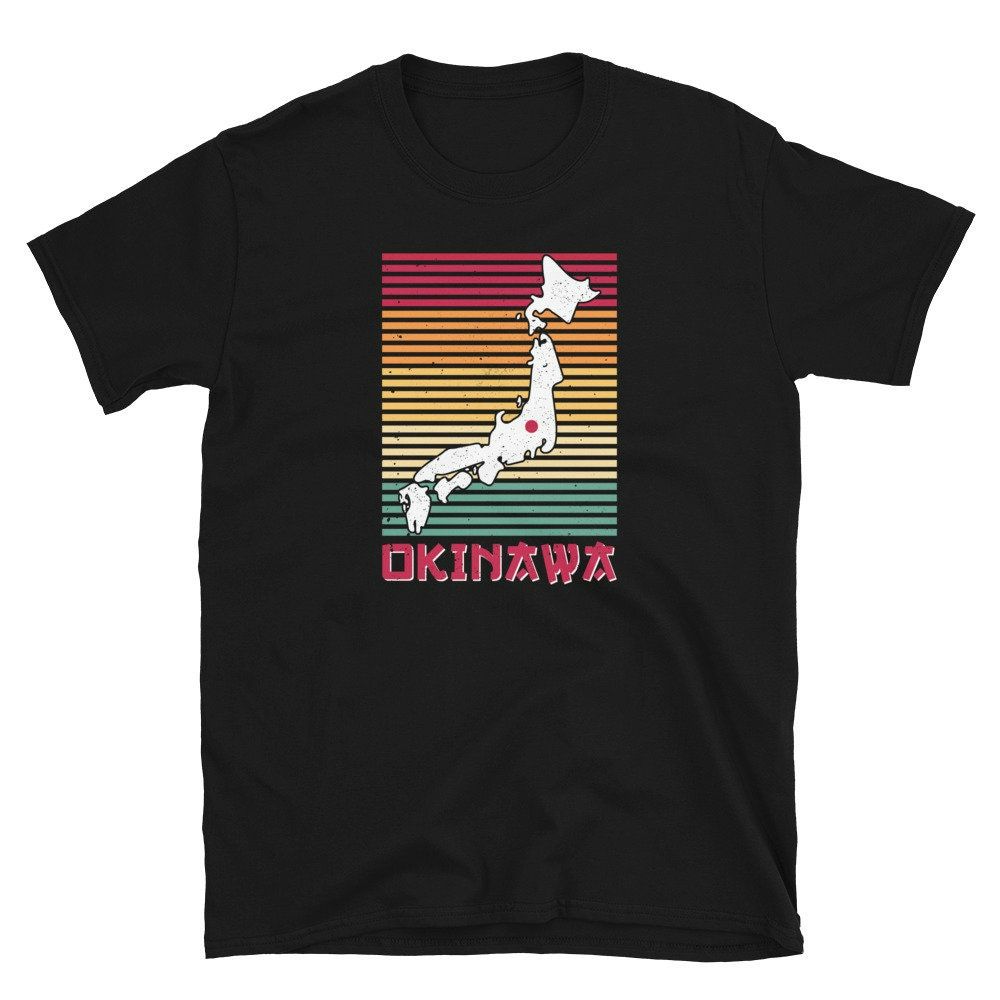 Retro Japanese Island and Okinawa Unisex T-Shirt Retro Japanese Island and Okinawa Unisex T-Shirt
