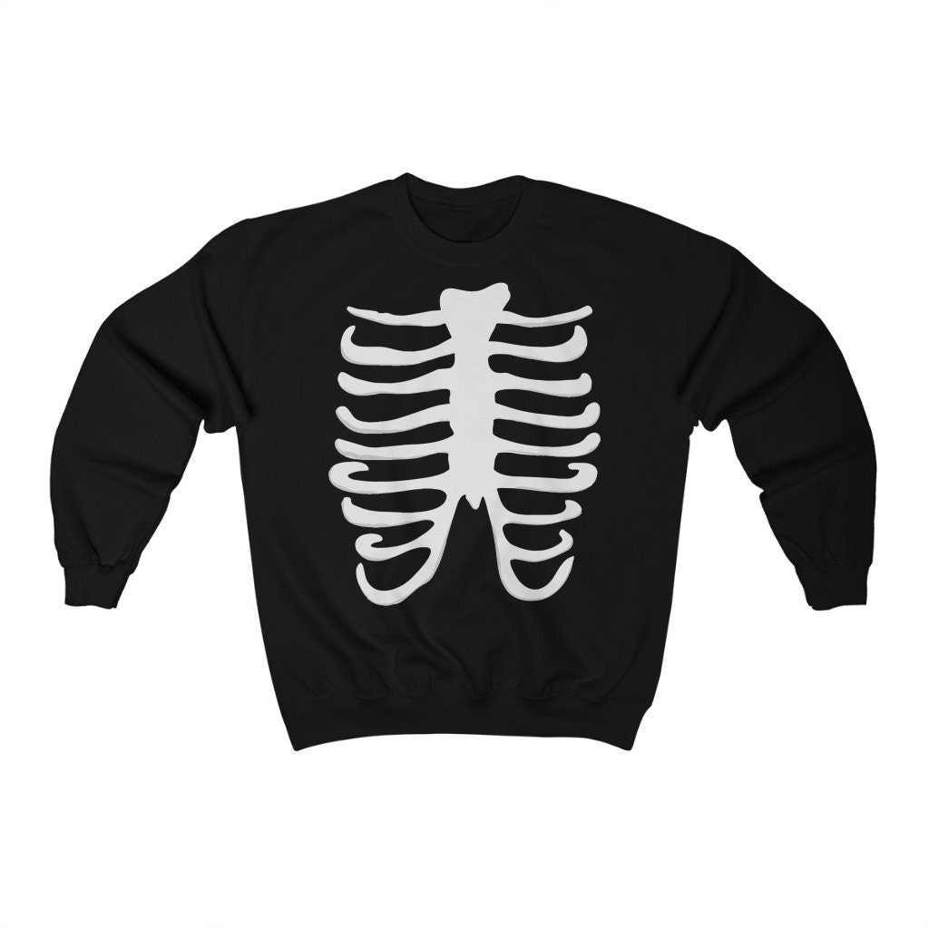Rib Cage Creepy Cute Lovers Unisex Sweatshirt Rib Cage Creepy Cute Lovers Unisex Sweatshirt