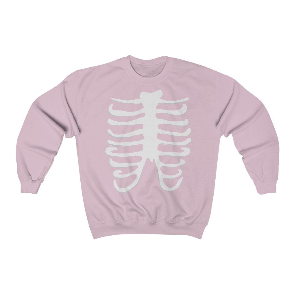 Rib Cage Creepy Cute Lovers Unisex Sweatshirt Rib Cage Creepy Cute Lovers Unisex Sweatshirt