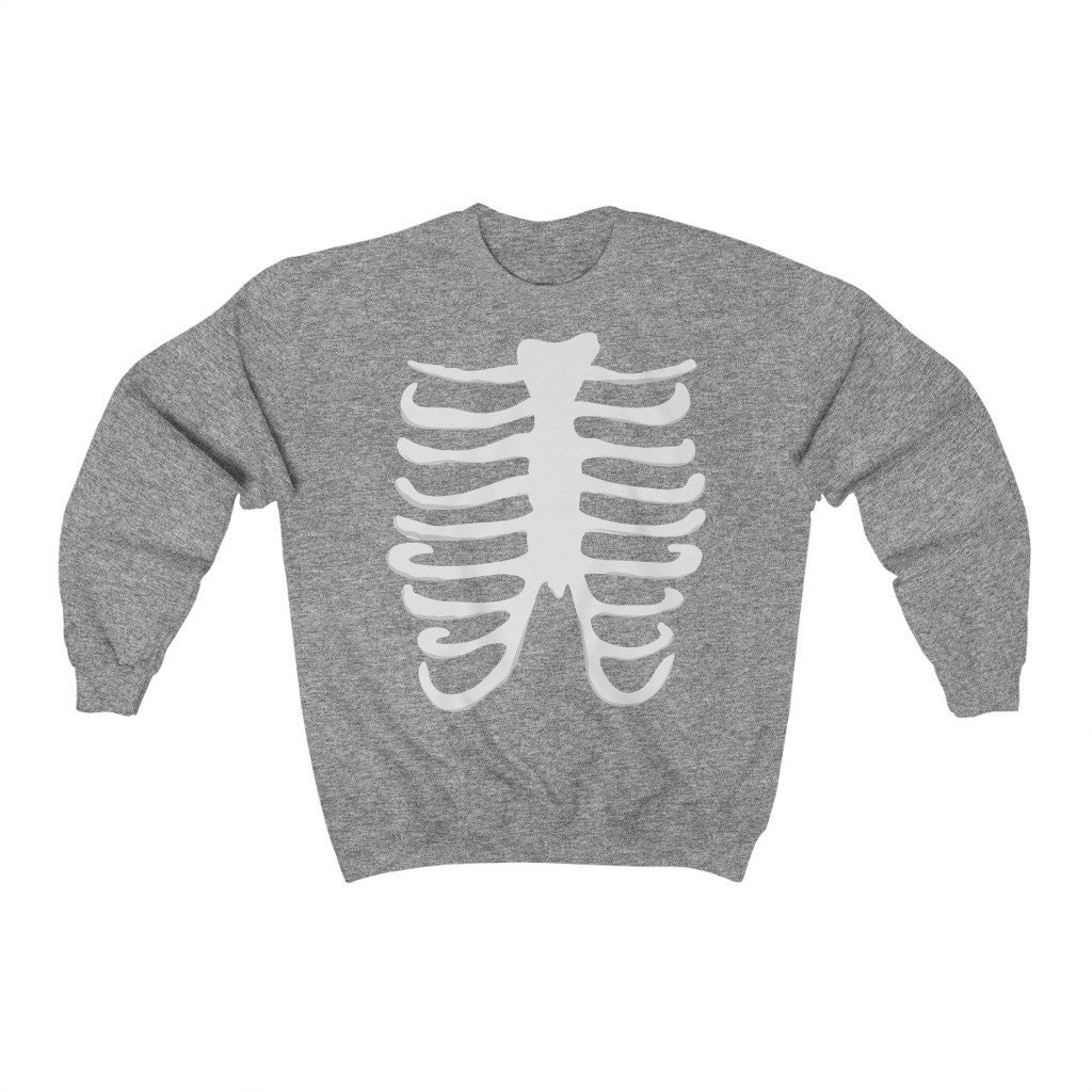 Rib Cage Creepy Cute Lovers Unisex Sweatshirt Rib Cage Creepy Cute Lovers Unisex Sweatshirt