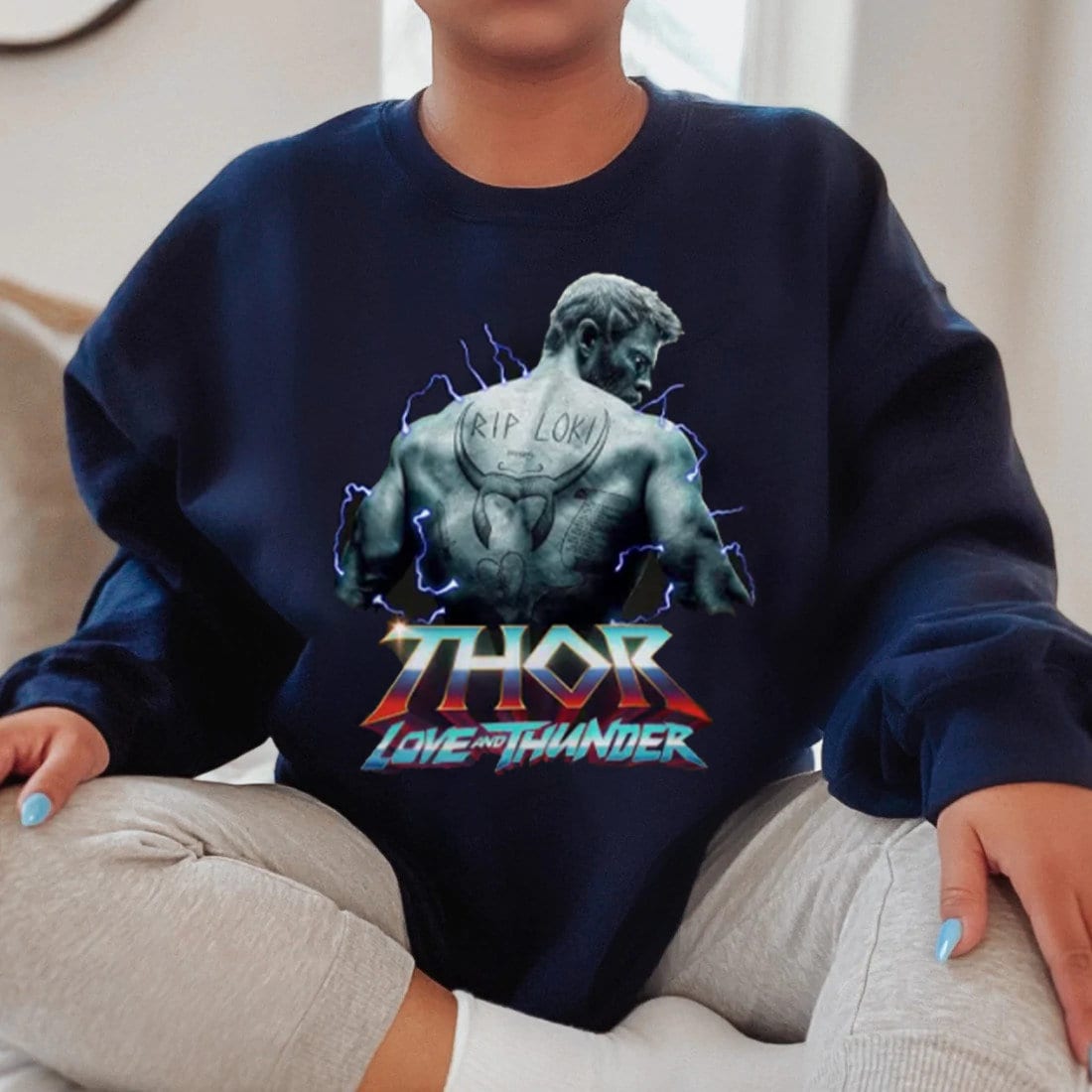Rip Loki Thor Love And Thunder Thor 4 Marvel 2022 Unisex Sweatshirt Rip Loki Thor Love And Thunder Thor 4 Marvel 2022 Unisex Sweatshirt