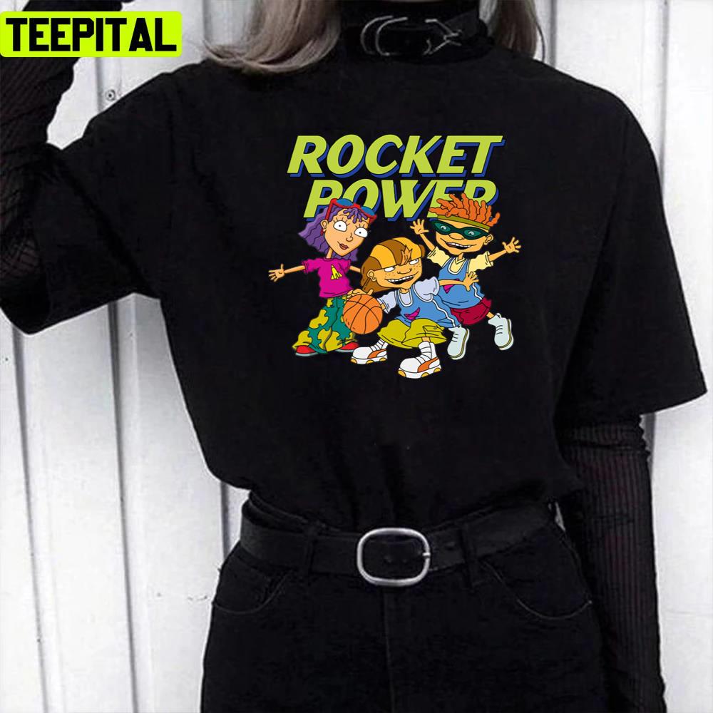 Rocket Basketball Cartoon Rocket Power Unisex T-Shirt Rocket Basketball Cartoon Rocket Power Unisex T-Shirt