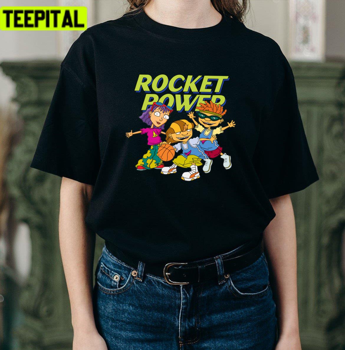Rocket Basketball Cartoon Rocket Power Unisex T-Shirt Rocket Basketball Cartoon Rocket Power Unisex T-Shirt