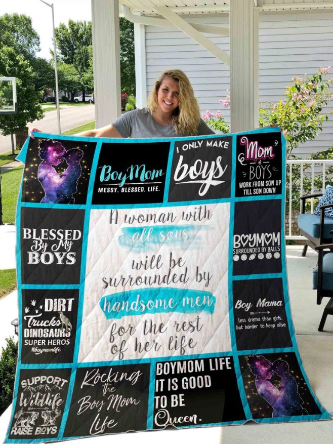 Rocking The Boy Mom Life Quilt Blanket Great Customized Blanket Gifts For Birthday Christmas Thanksgiving Rocking The Boy Mom Life Quilt Blanket Great Customized Blanket Gifts For Birthday Christmas Thanksgiving