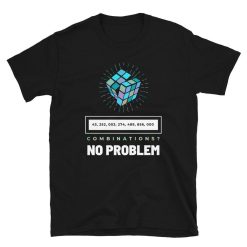 Rubik Cube Retro Vintage Colorful Cube Game Math T-Shirt