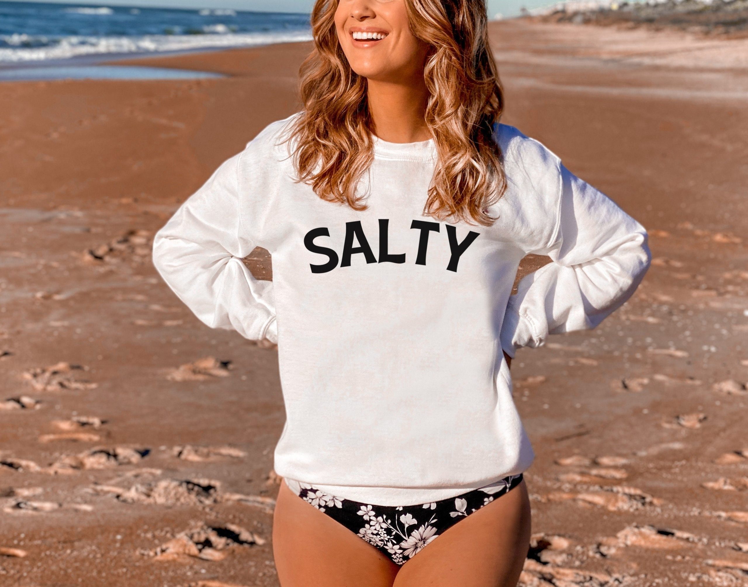 Salty Beach Beach Lover Unisex Sweatshirt Salty Beach Beach Lover Unisex Sweatshirt