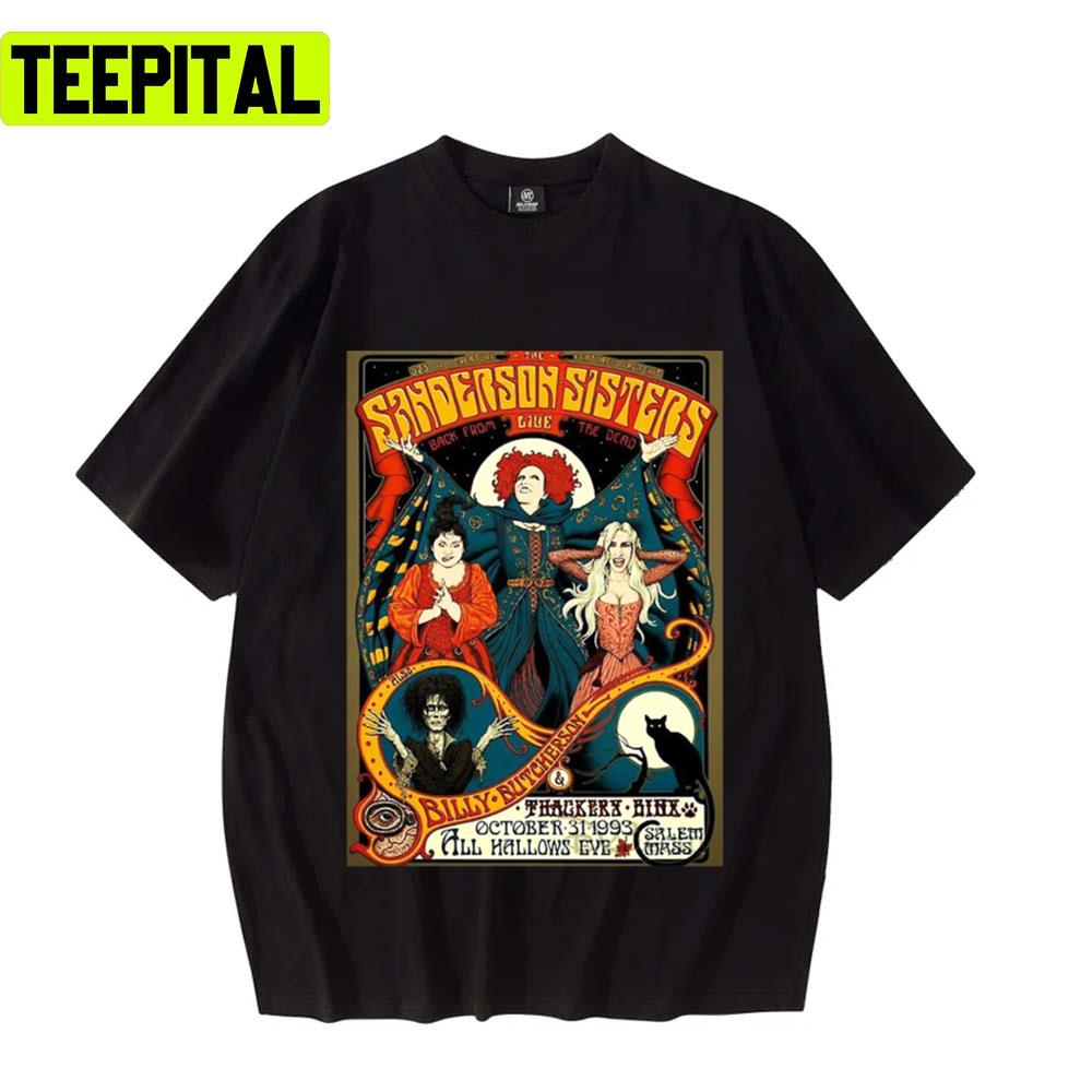 Sanderson Sisters Vintage Fan Art Hocus Pocus Unisex T-Shirt Sanderson Sisters Vintage Fan Art Hocus Pocus Unisex T-Shirt