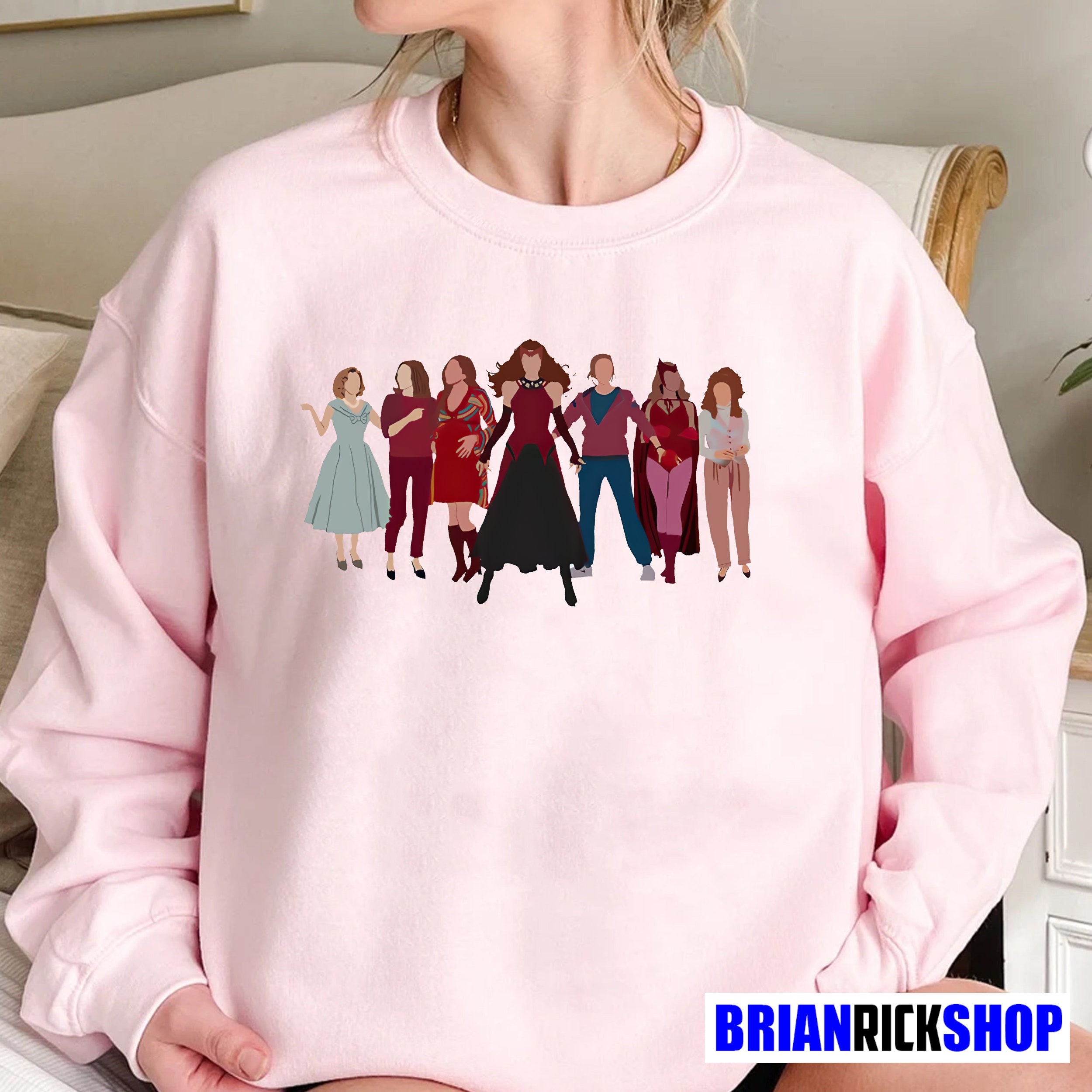 Scarlet Witch Docter Strange 2 Art Unisex Sweatshirt Scarlet Witch Docter Strange 2 Art Unisex Sweatshirt