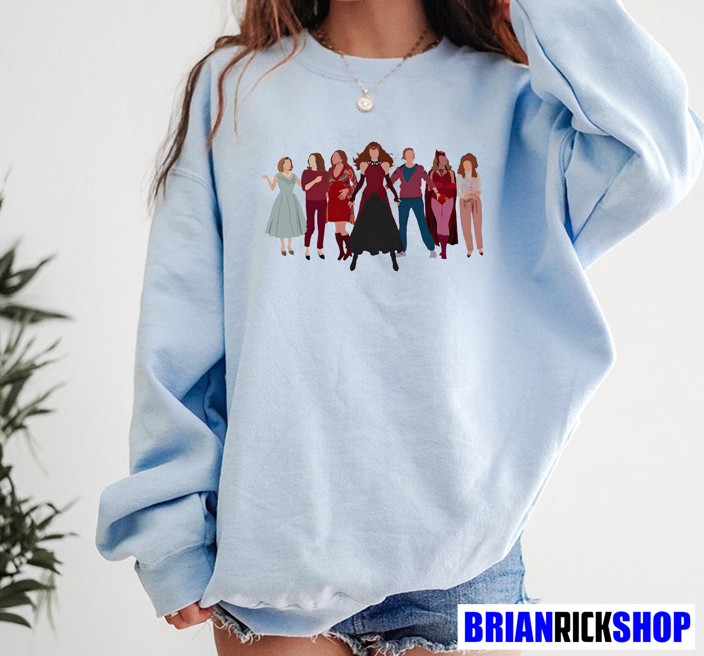 Scarlet Witch Docter Strange 2 Art Unisex Sweatshirt Scarlet Witch Docter Strange 2 Art Unisex Sweatshirt
