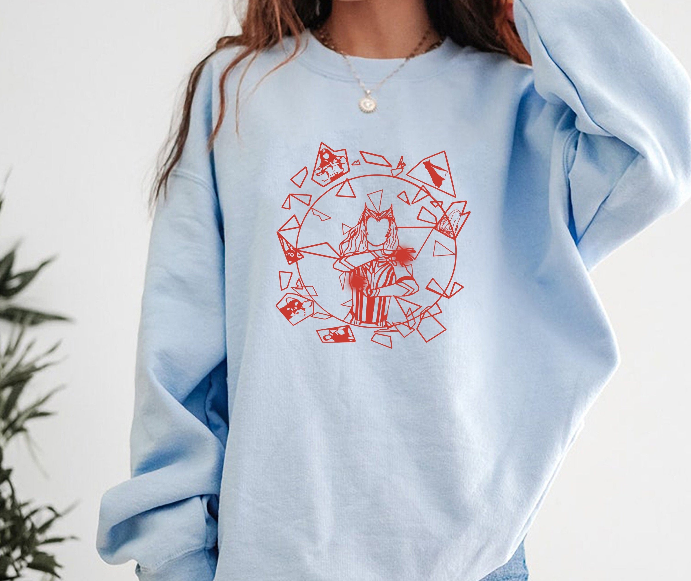 Scarlet Witch In Mirror Dimension Unisex Sweatshirt Scarlet Witch In Mirror Dimension Unisex Sweatshirt