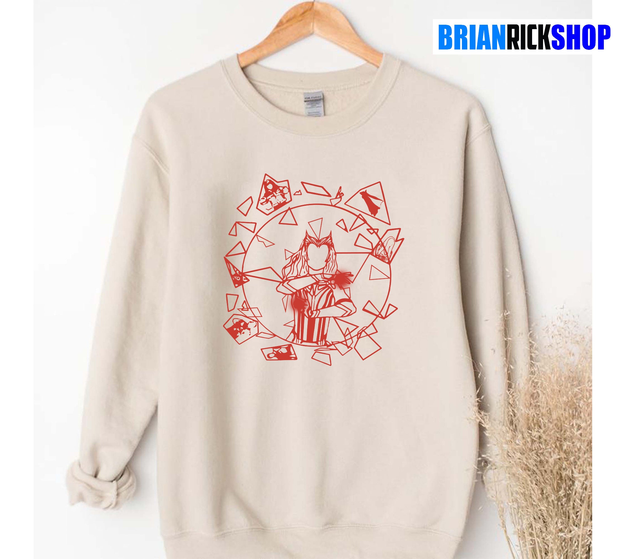 Scarlet Witch In Mirror Dimension Unisex Sweatshirt Scarlet Witch In Mirror Dimension Unisex Sweatshirt