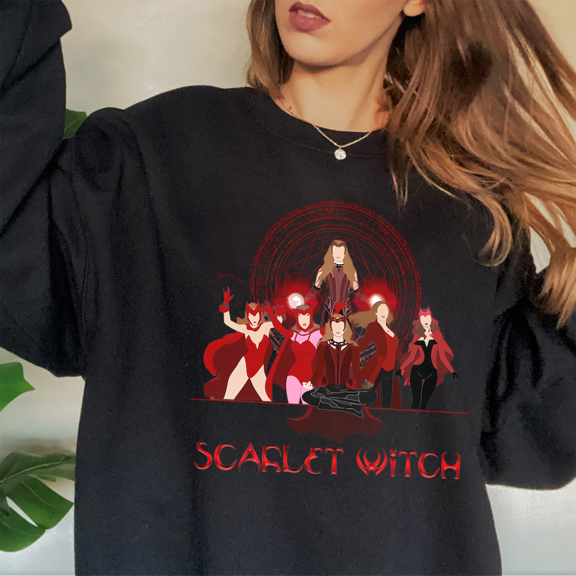 Scarlet Witch Wanda Maximoff Doctor Strange 2 Unisex Sweatshirt Scarlet Witch Wanda Maximoff Doctor Strange 2 Unisex Sweatshirt