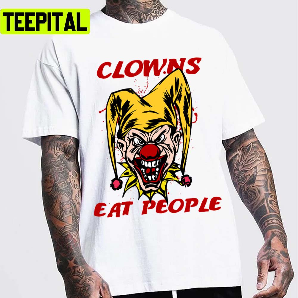 Scary Killer Clown Joker Unisex T-Shirt Scary Killer Clown Joker Unisex T-Shirt