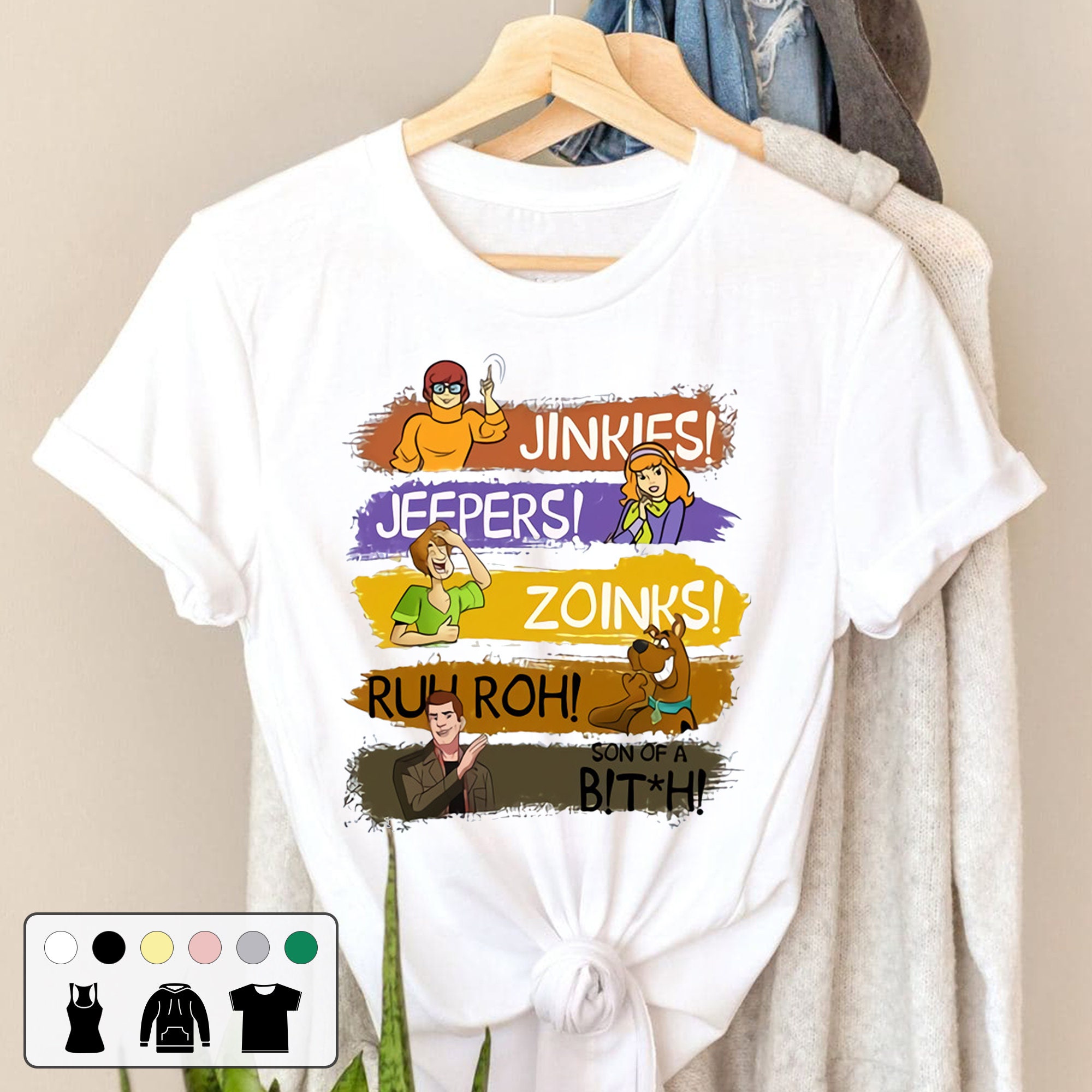 Scooby Doo Supernatural Vintage Unisex T-Shirt Scooby Doo Supernatural Vintage Unisex T-Shirt