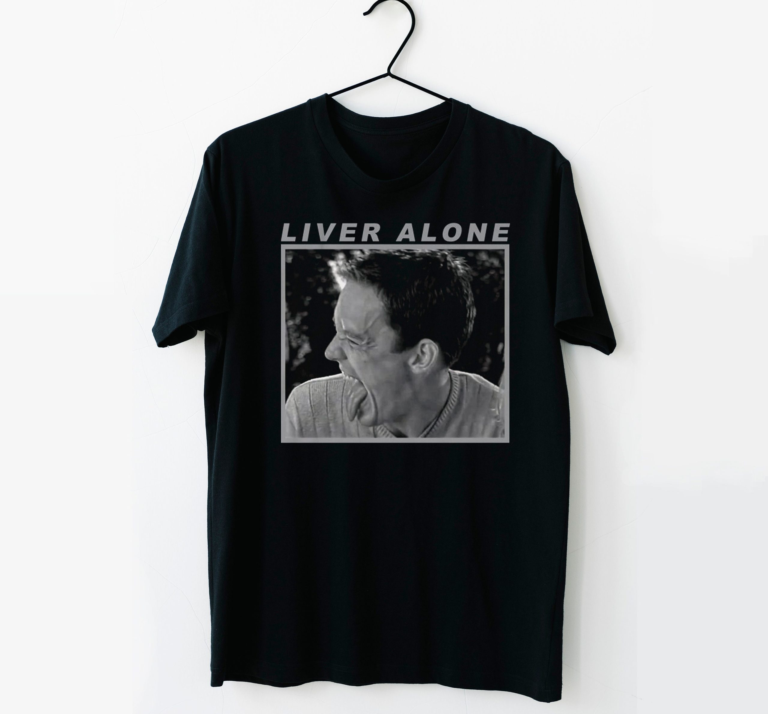 Scream Movie Live Alone Design Unisex T-Shirt Scream Movie Live Alone Design Unisex T-Shirt