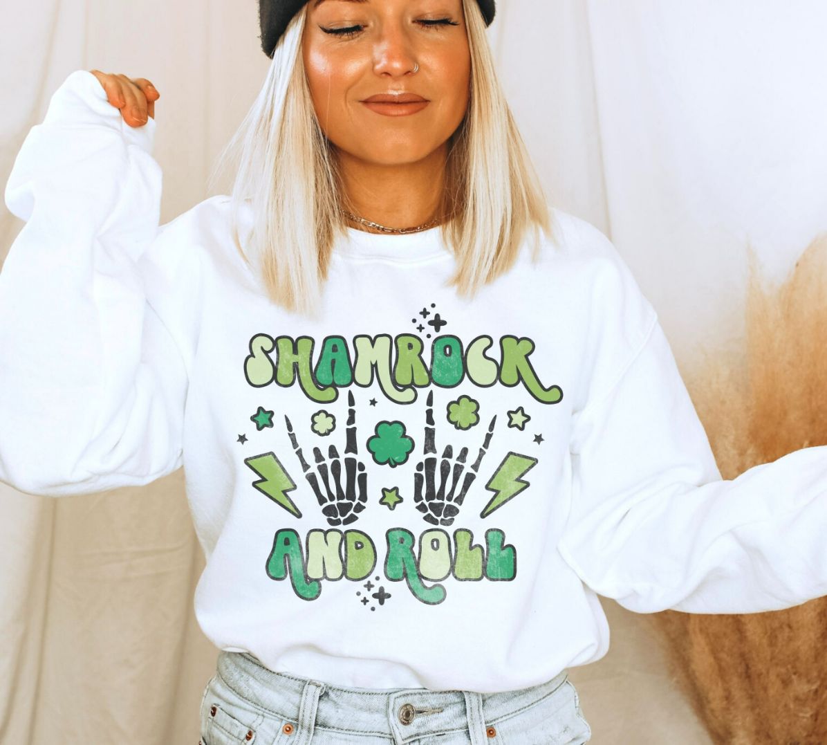 Shamrock and Roll Sweatshirt Shamrock and Roll Sweatshirt