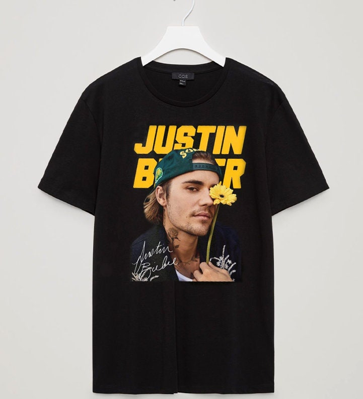 Signature Flower Retro Justin Bieber Unisex T-Shirt Signature Flower Retro Justin Bieber Unisex T-Shirt