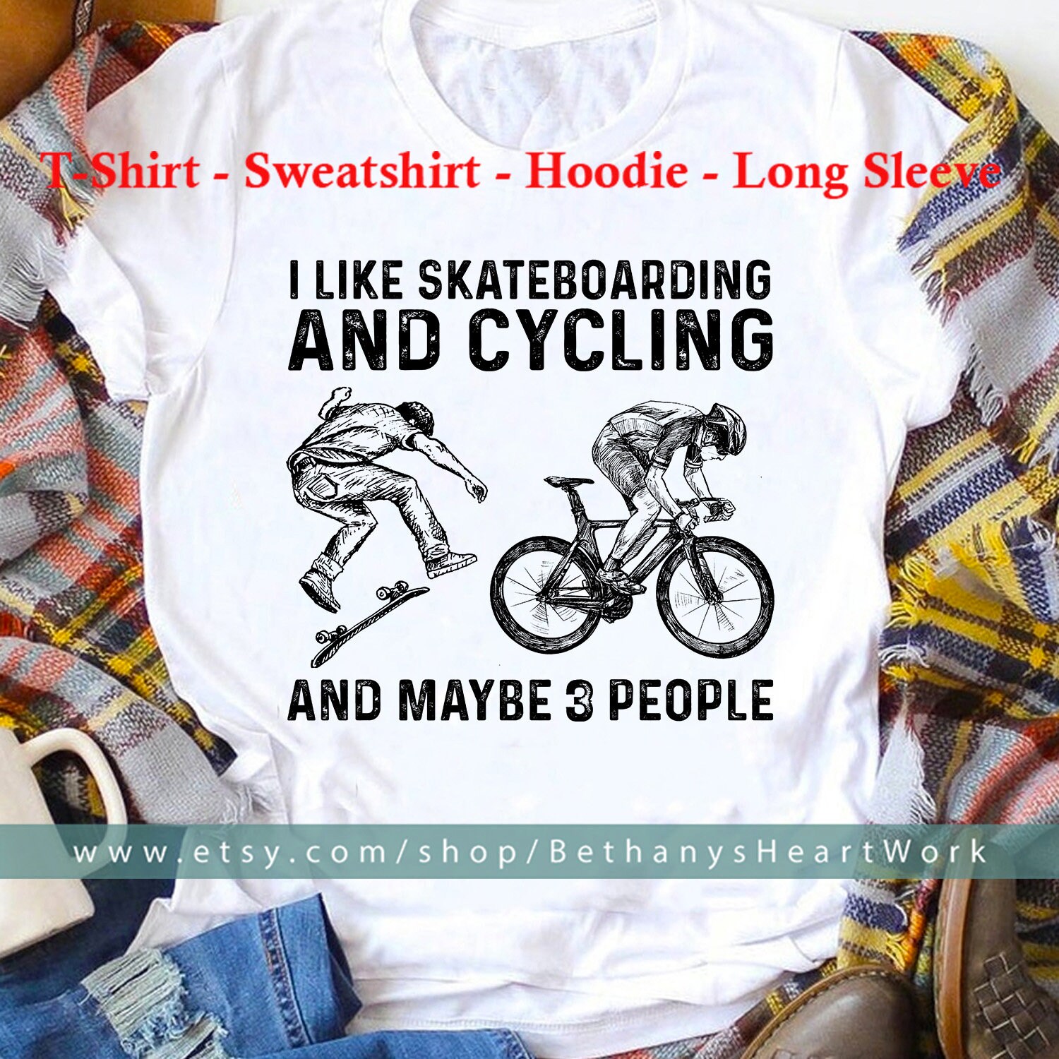 Skater Skateboard Cycling Cyclist Unisex T-Shirt Skater Skateboard Cycling Cyclist Unisex T-Shirt