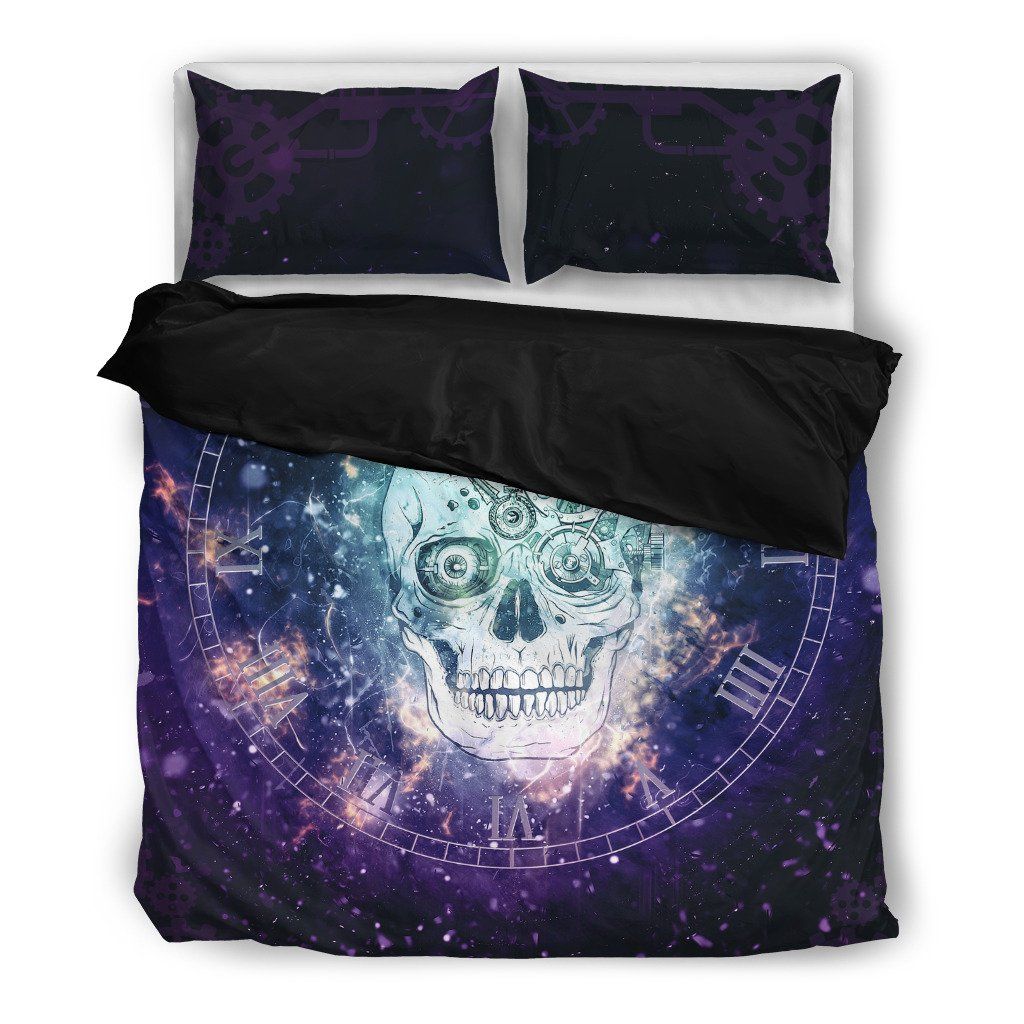 Skull Clock Style 2 Bedding Set Skull Clock Style 2 Bedding Set