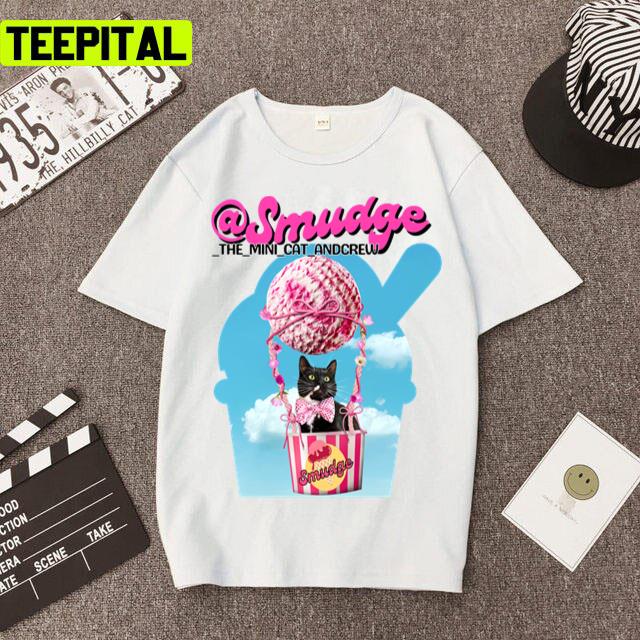 Smudge In A Hot Air Ice Cream Balloon Unisex T-Shirt Smudge In A Hot Air Ice Cream Balloon Unisex T-Shirt