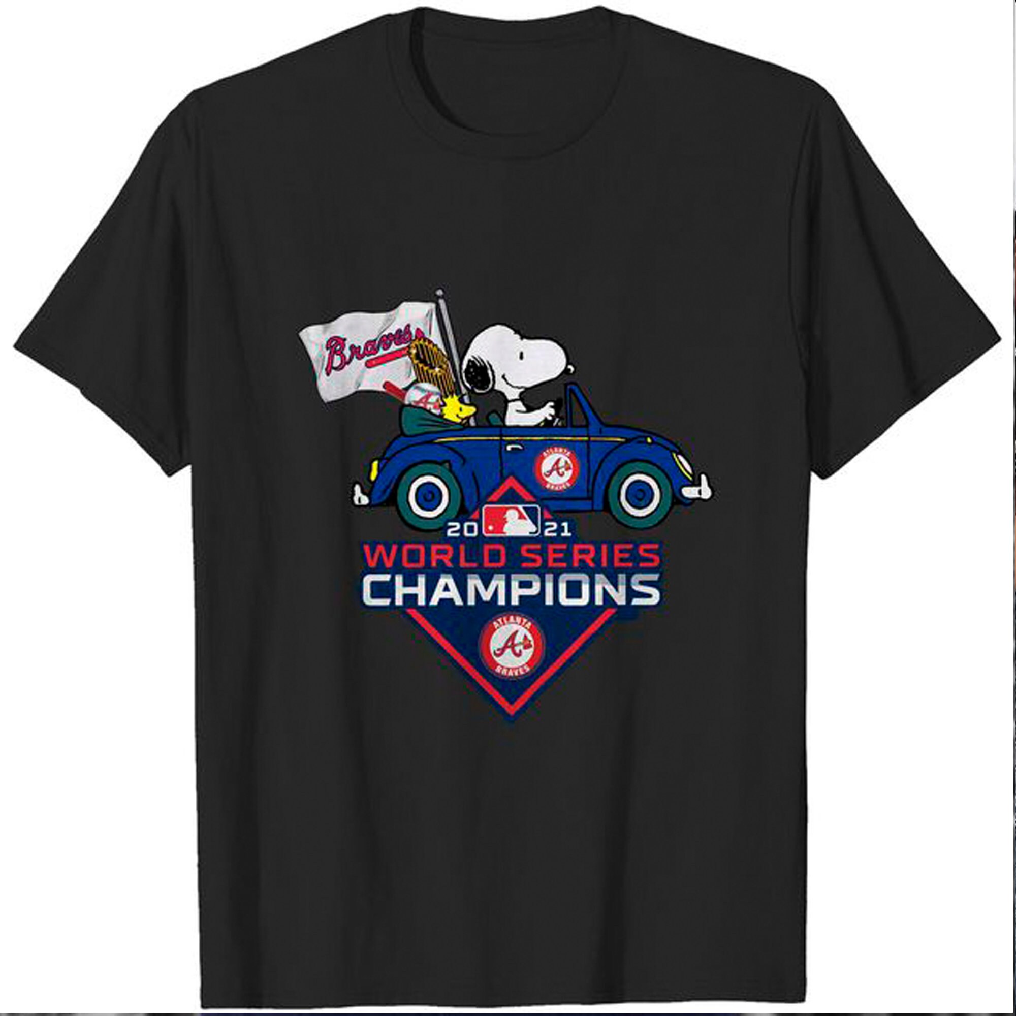 Snoopy Atlanta Braves World Series Champions 2021 Unisex T-Shirt Snoopy Atlanta Braves World Series Champions 2021 Unisex T-Shirt
