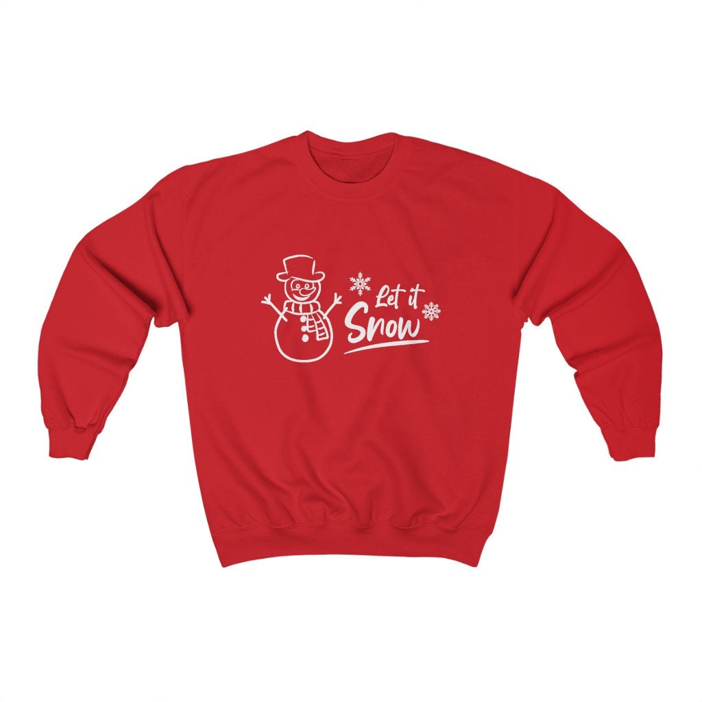Snowman Let It Snow Unisex Sweatshirt Snowman Let It Snow Unisex Sweatshirt