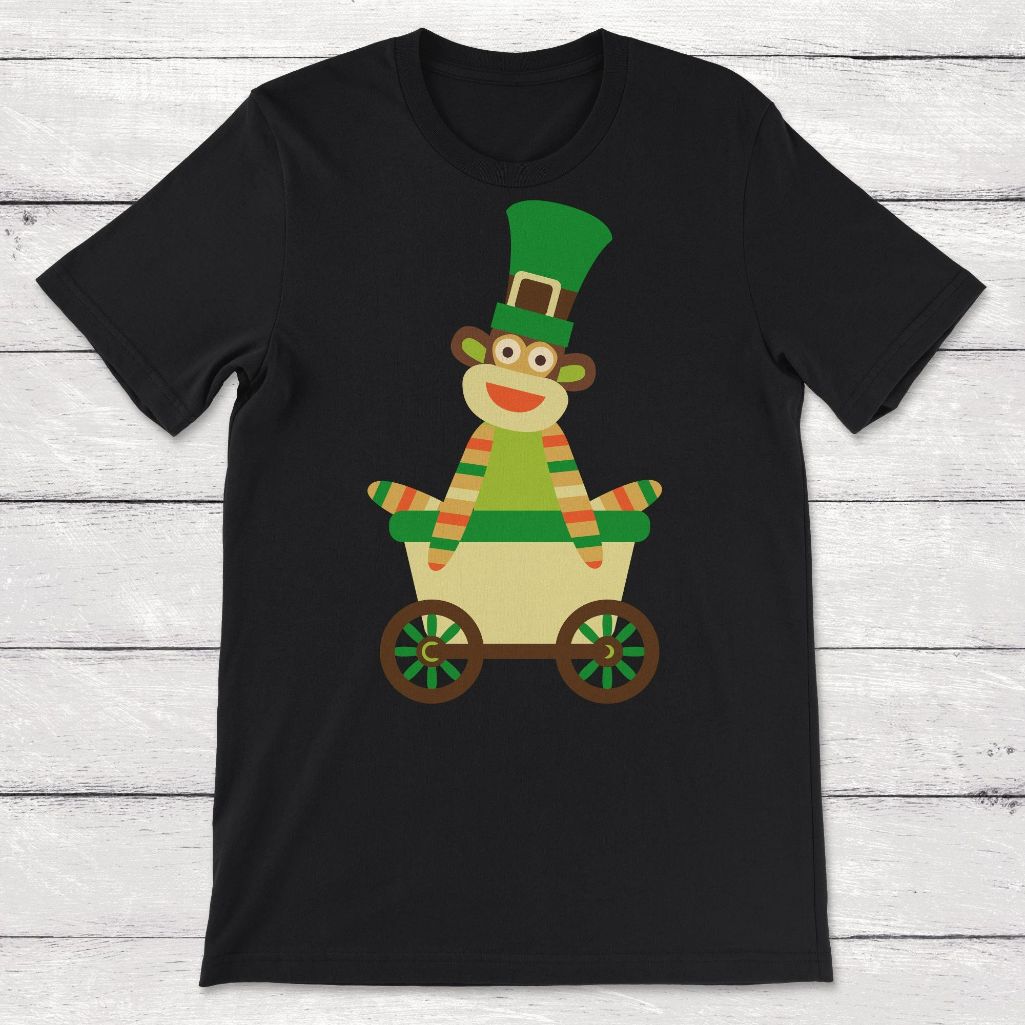 Sock Monkey Leprechaun Saint Patricks Day Irish Sock Monkey Unisex T-Shirt Sock Monkey Leprechaun Saint Patricks Day Irish Sock Monkey Unisex T-Shirt
