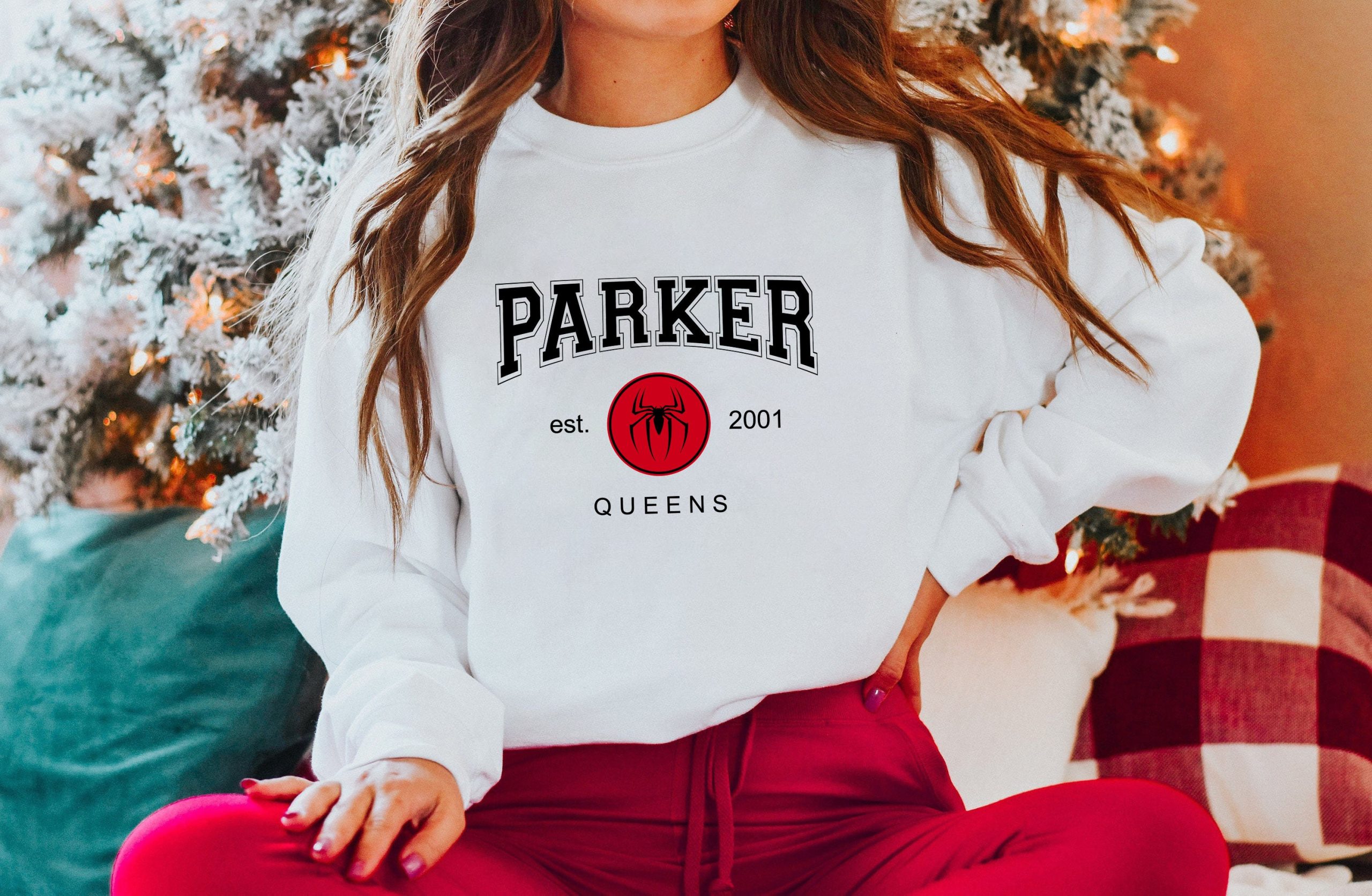 Spider-Man Parker Est 2001 Qeen Classic Design Unisex Sweatshirt Spider-Man Parker Est 2001 Qeen Classic Design Unisex Sweatshirt